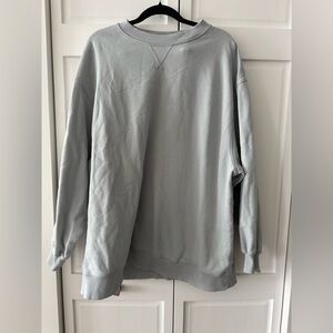 H&M Divided Oversized Crewneck Sweatshirt Blue Grey Size XL